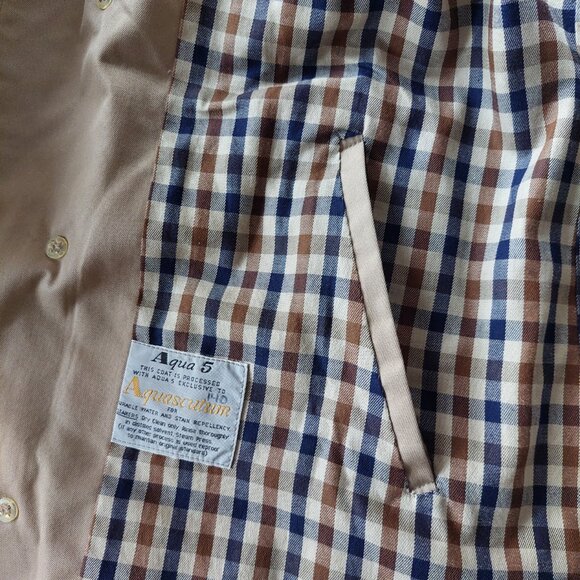 Aquascutum London Tan Trench Coat - Picture 7 of 13